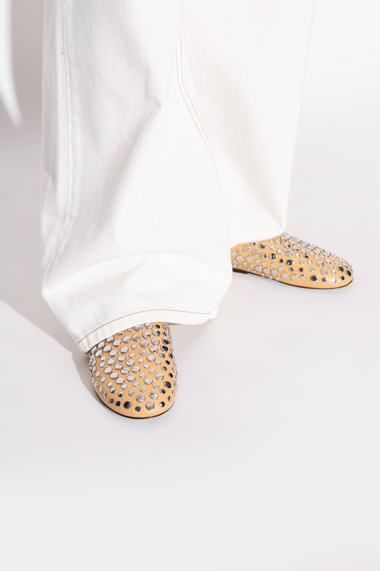 Tory Burch Leather slides with studs | Women's Shoes | Vitkac